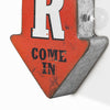 Vintage Bar LED Marquee Arrow Sign Wall Decor